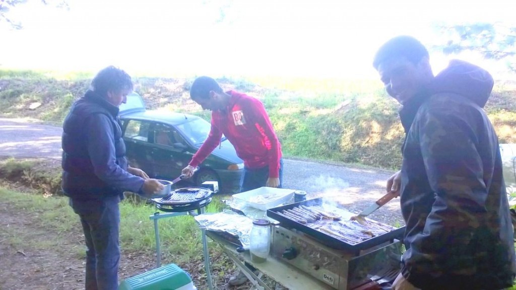 Le président à la cuisson